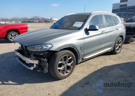 2023 BMW X3 Sdrive30I z USA, uszkodzony, nr VIN WBX47DP02PN225000